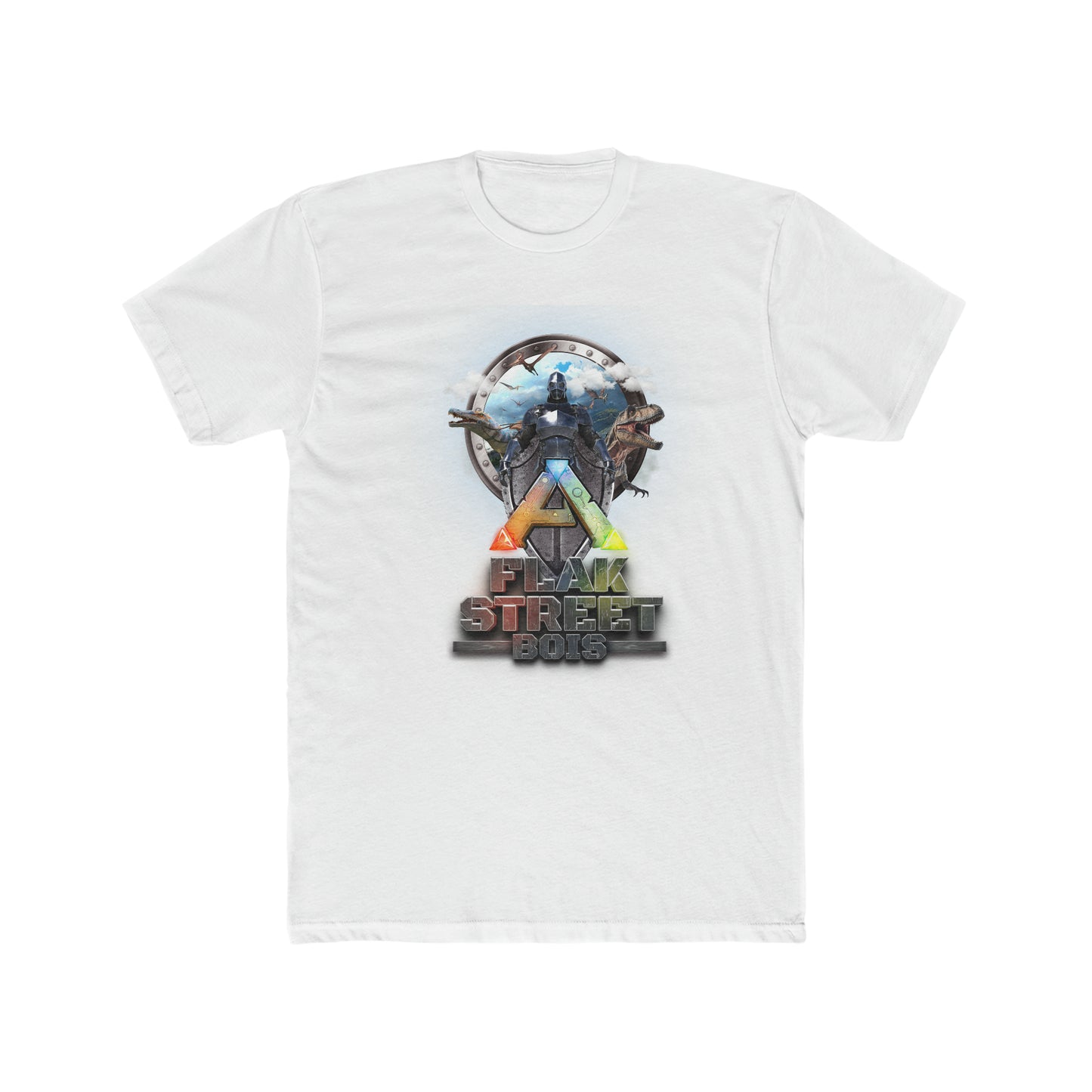 Ark Survival Evolved Tribe Flakstreet Bios, Men's Cotton Crew Tee