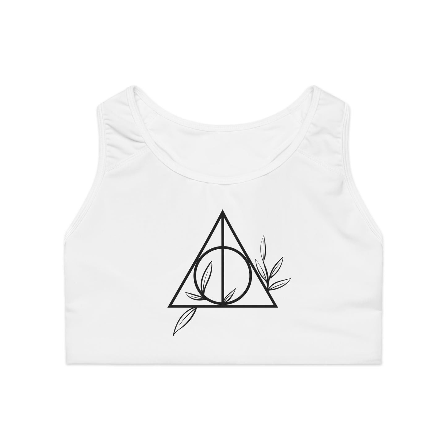 Deathly Hallows Sports Bra, Harry Potter, Workout, HP Gift, Sports Top,