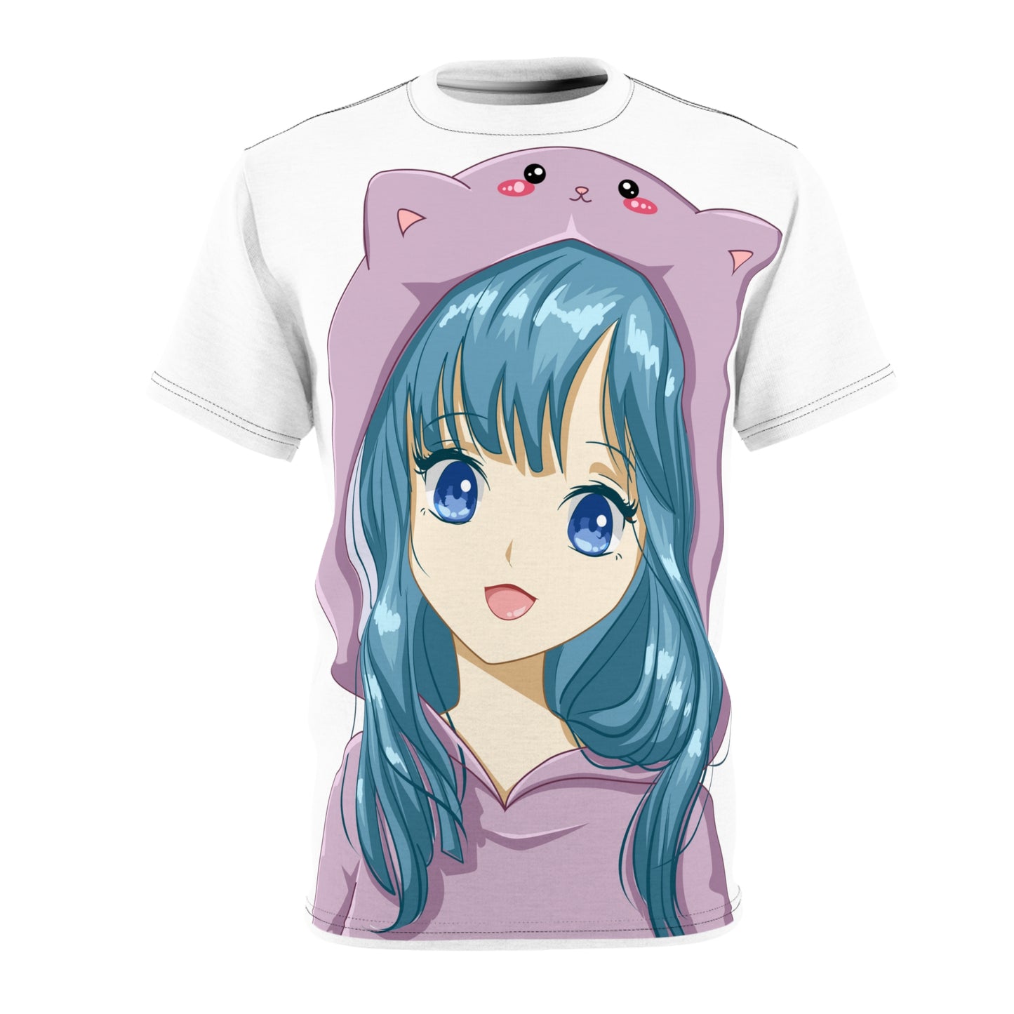 Cute Anime Girl, Cut & Sew Tee, Otoku, Cosplay, e-girl, gloom girl