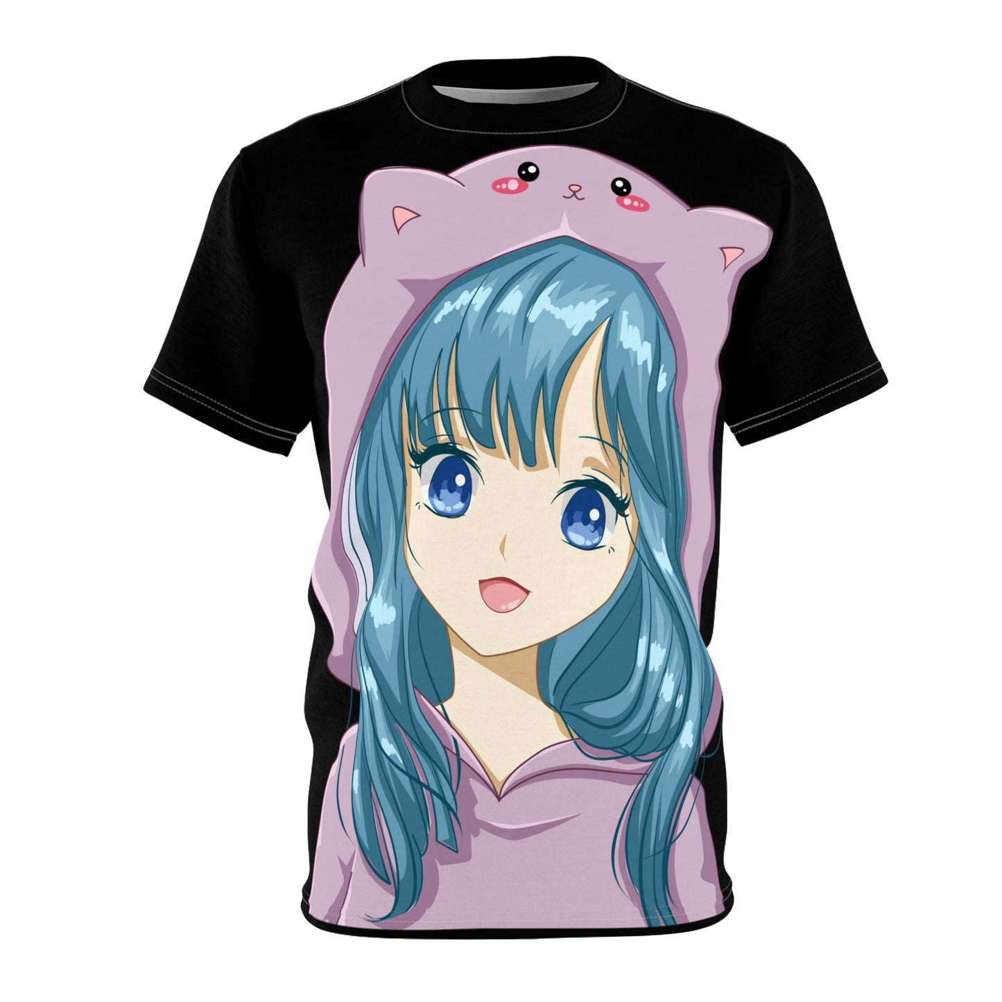 Cute Anime Girl, Cut & Sew Tee, Otoku, Cosplay, e-girl, gloom girl