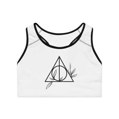 Deathly Hallows Sports Bra, Harry Potter, Workout, HP Gift, Sports Top,