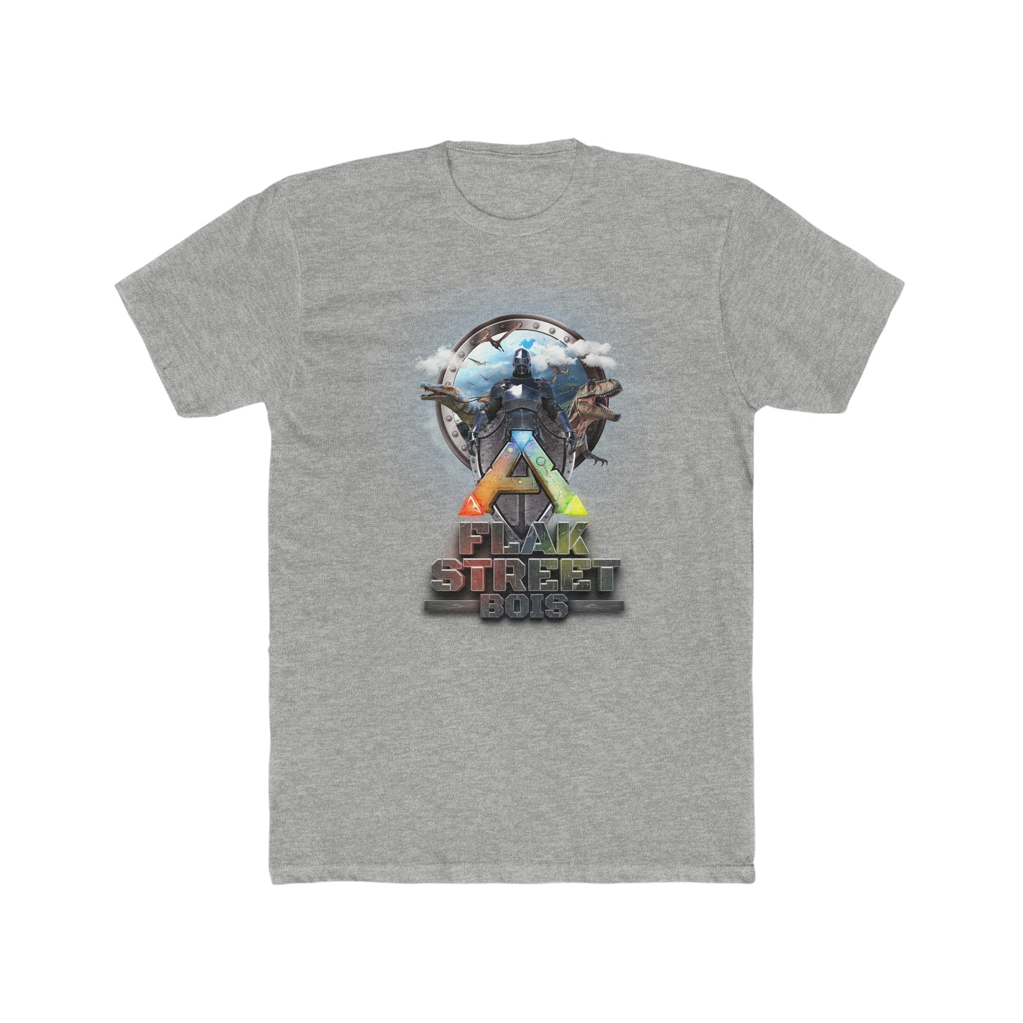 Ark Survival Evolved Tribe Flakstreet Bios, Men's Cotton Crew Tee