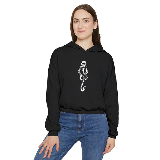 Dark Mark, Women's Cinched Bottom Hoodie, Death Eater, Harry Potter, Sweaters, Men's Clothing, Women's Clothing,