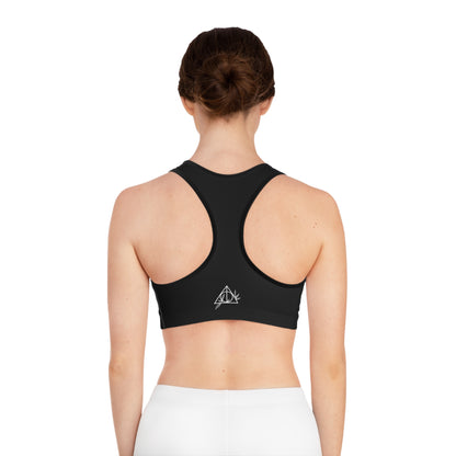 Deathly Hallows Sports Bra, Harry Potter, Workout, HP Gift, Sports Top, Black,