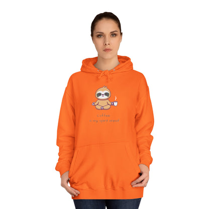 Sloth, Coffee Is My Spirit Animal, Hoodie, Sweatshirt, Sweater, Woman's, Animals