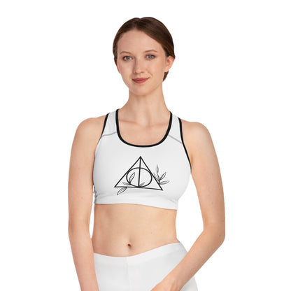 Deathly Hallows Sports Bra, Harry Potter, Workout, HP Gift, Sports Top,