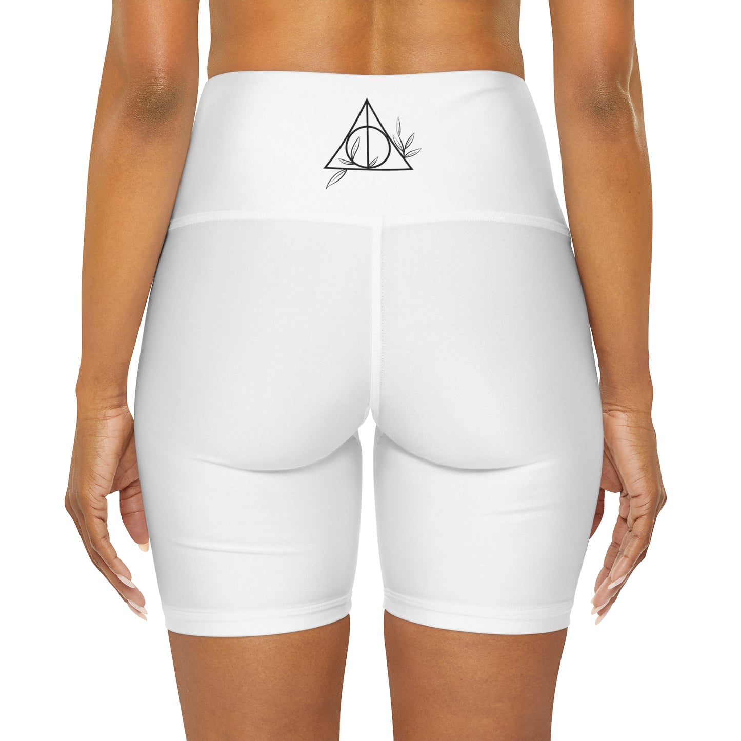 Deathly Hallows, High Waisted Yoga Shorts, Harry Potter, Women Clothing, Workout, Active Wear,